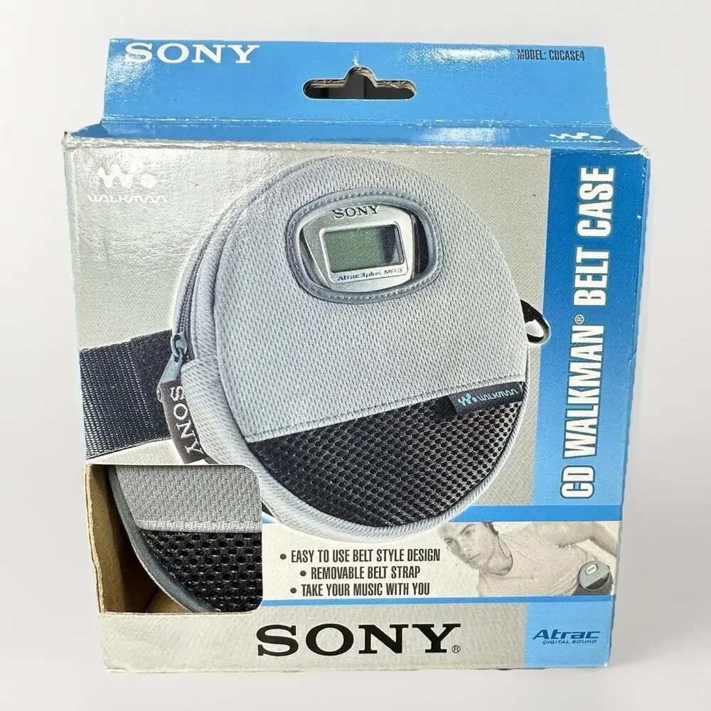 Sony Atrac CD Walkman Belt Case Model CDCASE4 NOS OPEN BOX